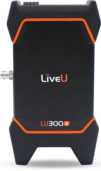 LiveU LU300 field unit, front view.